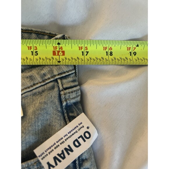 Old Navy Higher High-Rise Flare Secret Smooth Pockets Jeans 12 Blue Light Wash - Picture 7 of 13